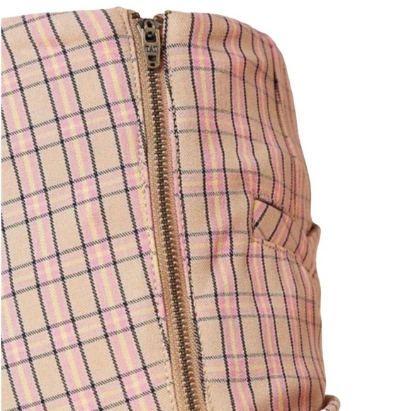 Anthropologie Plaid Essential Trousers size 4 - Picture 2 of 13